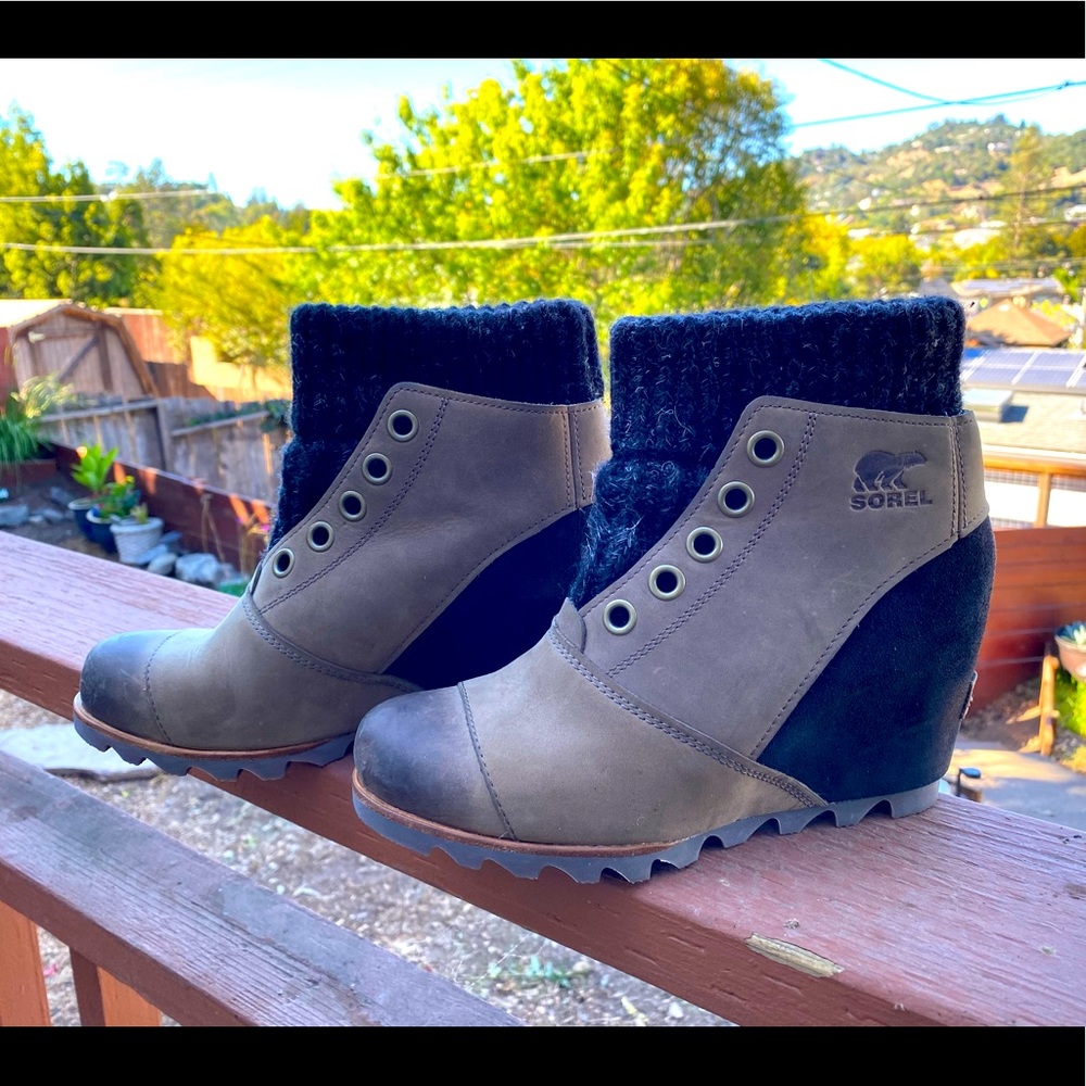 New Sorel Winter Wedge Boots 7.5 # NL2336-227